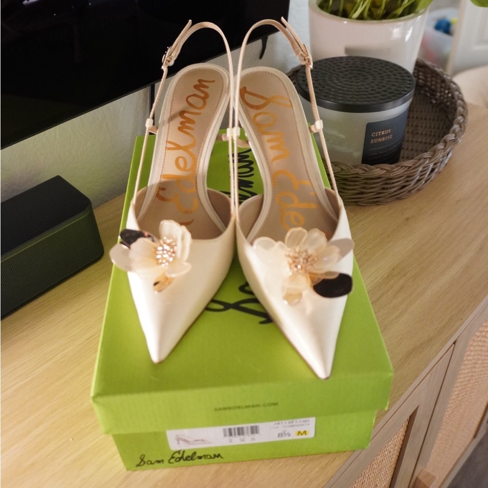 Sam Edelman Mali Silk Slingback Heels